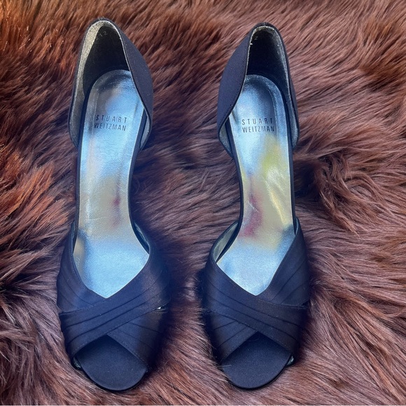 Stuart Weitzman “Crissy” Satin Pumps - Picture 1 of 14